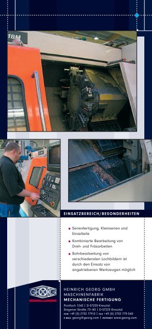 Produktportfolio - Heinrich Georg GmbH Maschinenfabrik