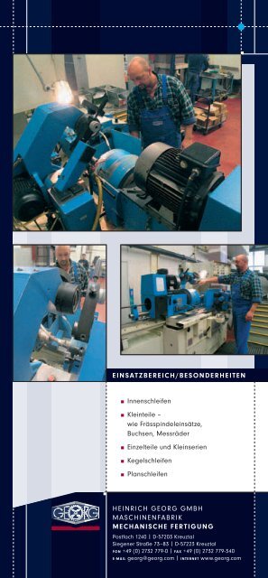 Produktportfolio - Heinrich Georg GmbH Maschinenfabrik