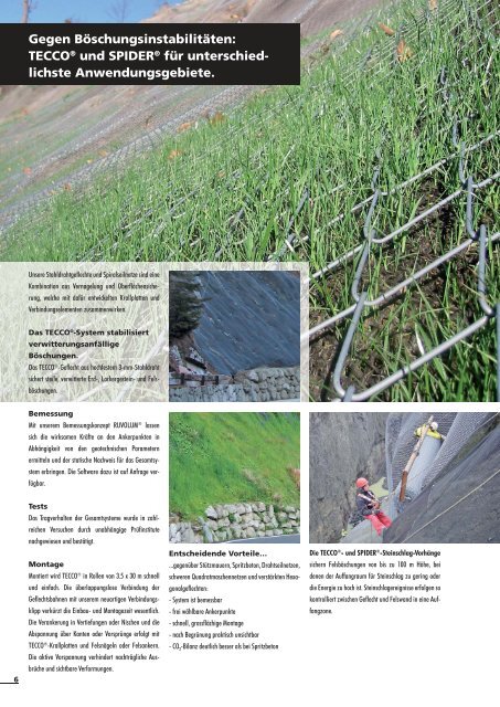 Gegen Naturgefahren: Geobrugg-Systeme ... - Geobrugg AG