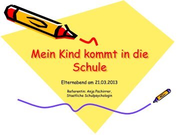 Mein Kind kommt in die Schule