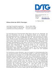 Offener Brief der DSTG Thüringen