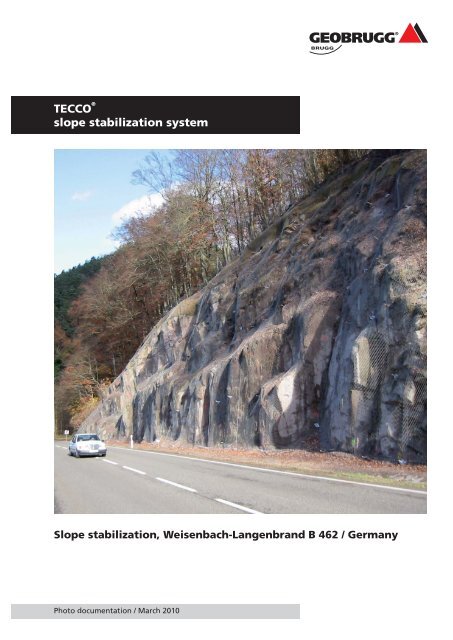 TECCO slope stabilization system - Geobrugg AG