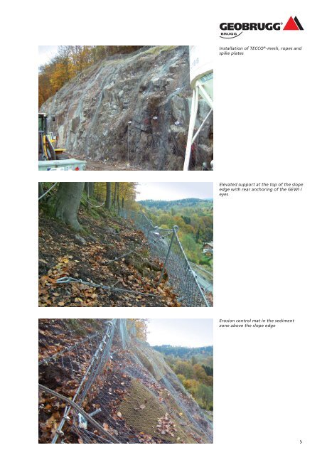 TECCO slope stabilization system - Geobrugg AG