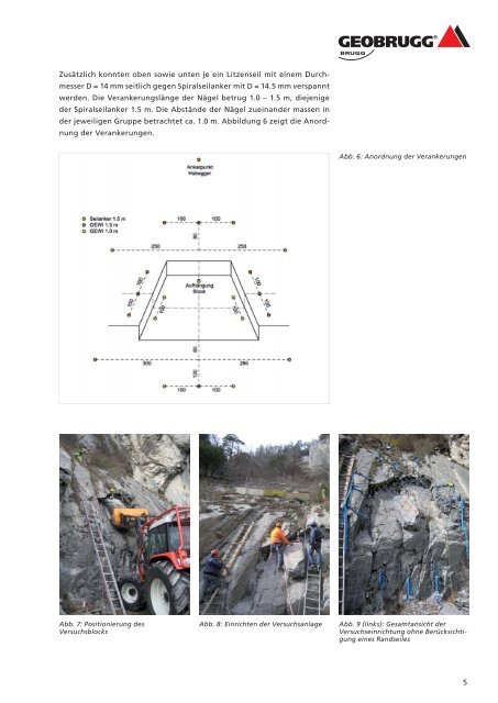 SPIDER® Felssicherungssystem - Geobrugg AG