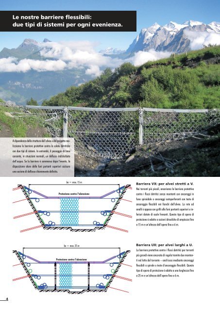 Barriere flessibili con rete ad anelli come protezione ... - Geobrugg AG