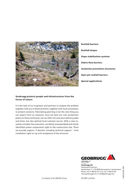 SPIDER® Avalanche - Geobrugg AG