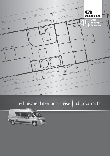 technische daten und preise adria van 2011 - Freizeit & Caravan