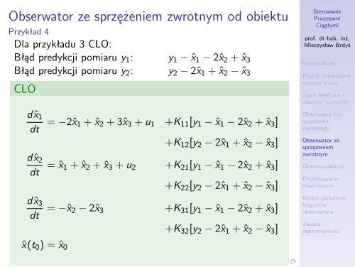 Sterowanie Procesami Ciągłymi