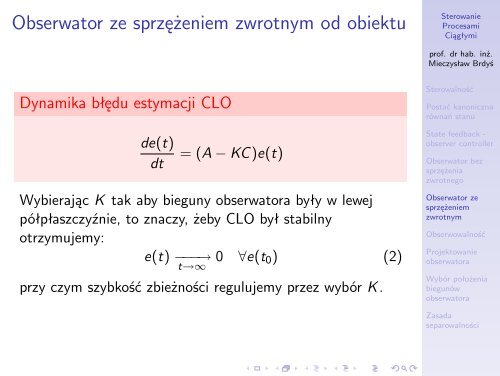 Sterowanie Procesami Ciągłymi