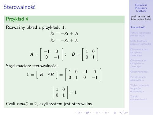 Sterowanie Procesami Ciągłymi