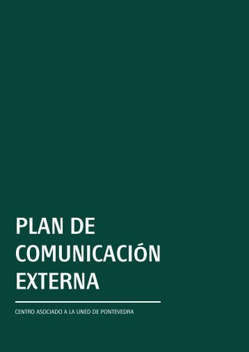 PLAN DE COMUNICACIÓN EXTERNA