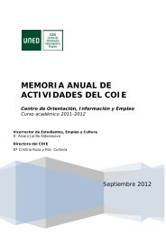 MEMORIA ANUAL DE ACTIVIDADES DEL COIE