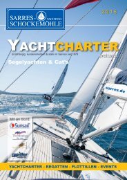 Charterkatalog 2016 / Sarres-Schockemöhle Yachting GmbH