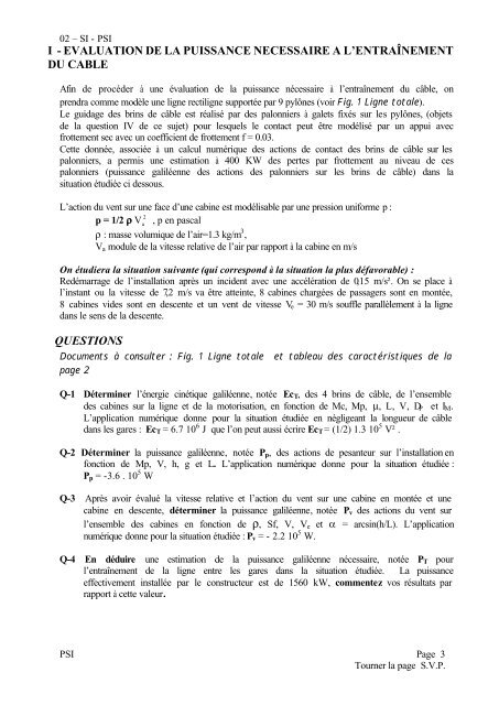 ETUDE D’UNE TELECABINE A STABILITE ACCRUE  LE FUNITEL