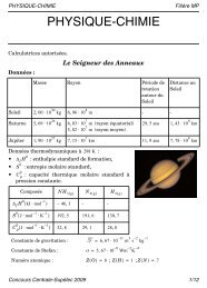 PHYSIQUE-CHIMIE