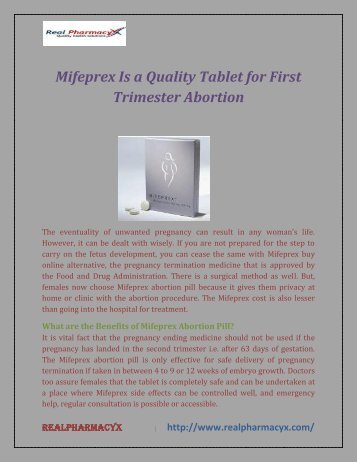 Mifeprex Online Tablets