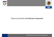 “Programa de Capacitación a las Instituciones Aseguradoras”