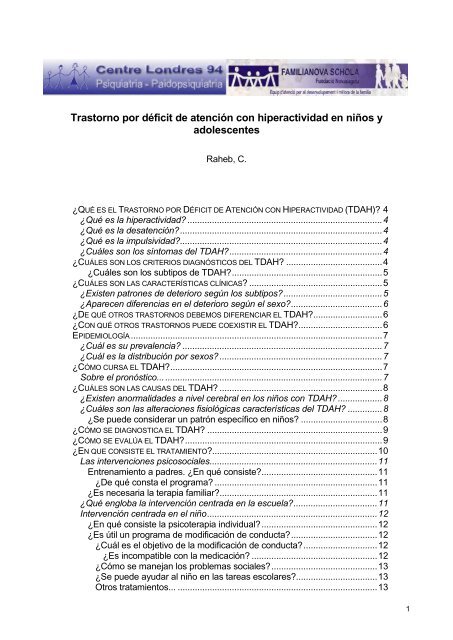 TDAH e hipertensión