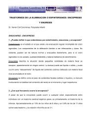 TRASTORNOS DE LA ELIMINACION O ESFINTERIANOS ENCOPRESIS Y ENURESIS