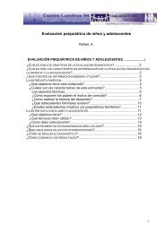 Evaluación psiquiátrica de niños y adolescentes