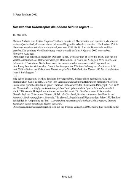 Von Frankenhausen in die Welt - ein genealogisches Lesebuch / Peter Teuthorn