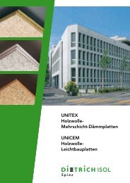 UNITEX Holzwolle- Mehrschicht-Dämmplatten UNICEM Holzwolle ...