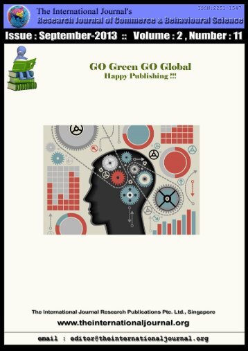 researchjournalis journal of managementvol 2 no researchjournalis journal of managementvol 2 no