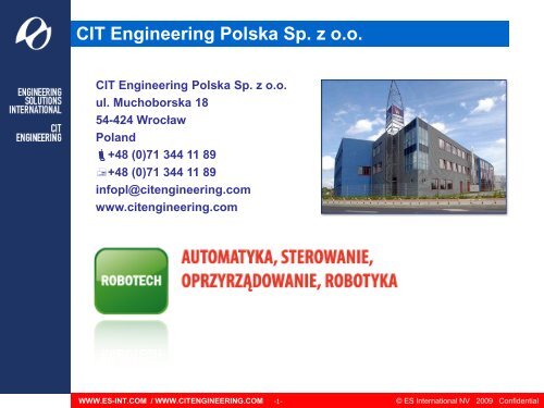 CIT Engineering Polska Sp z o.o