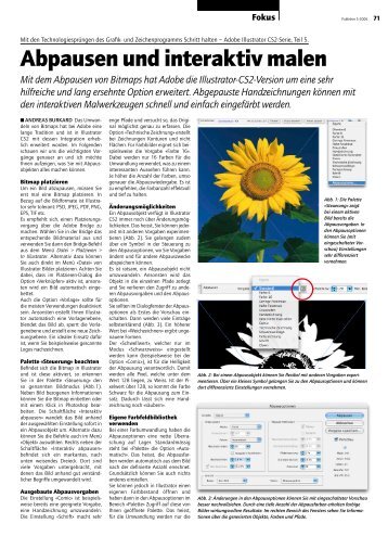 Abpausen und interaktiv malen - Publisher