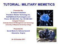 TUTORIAL MILITARY MEMETICS