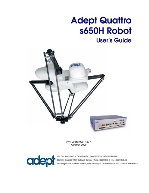 Adept Quattro s650H Robot