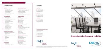 Executive & Professional Liability - RKH Group