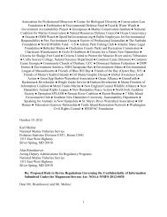 Letter opposing a proposed rule to limit information ... - OMB Watch