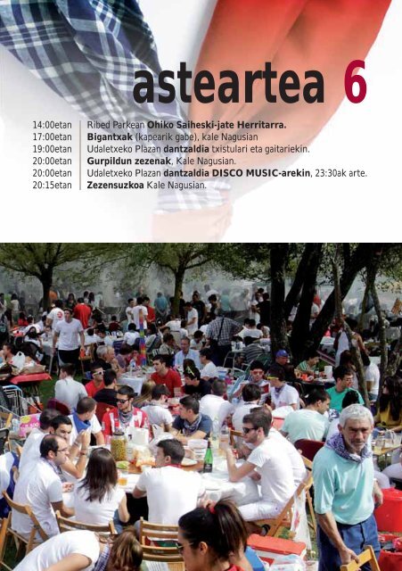 programa oficial de fiestas jai - egitaraua