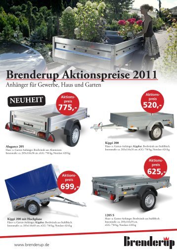 Brenderup Aktionspreise 2011