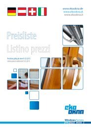 Preisliste Listino prezzi