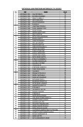 DAFTAR NILAI UJIAN PRAKTIKUM ANATOMI BLOK 3 TA. 2012 ...