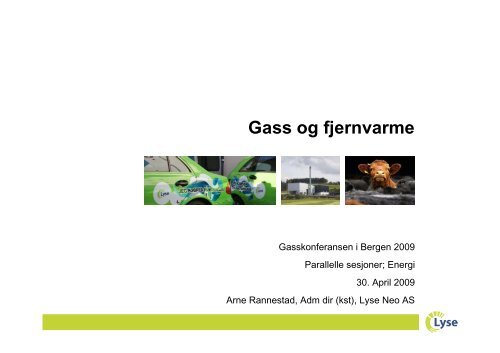 Gass og fjernvarme