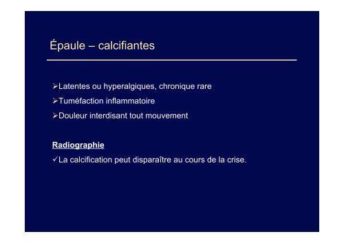 Les tendinopathies du membre supérieur