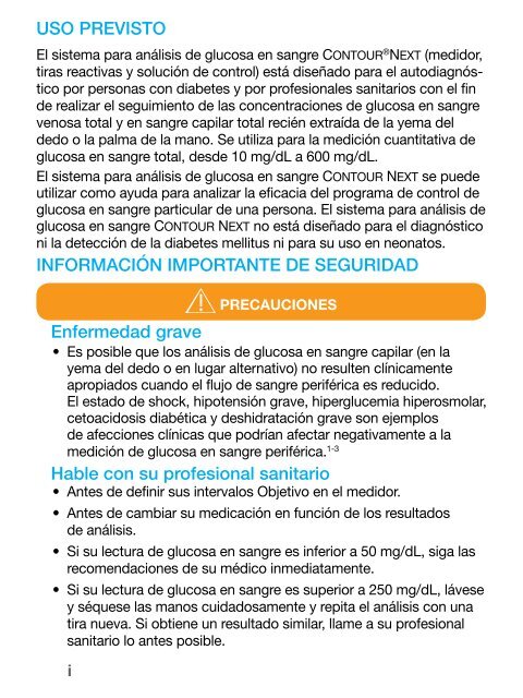 GuÃ­a del usuario (pdf, 3.18 MB) - Diabetes Bayer