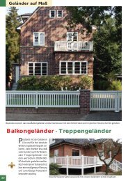 Balkongeländer - Treppengeländer