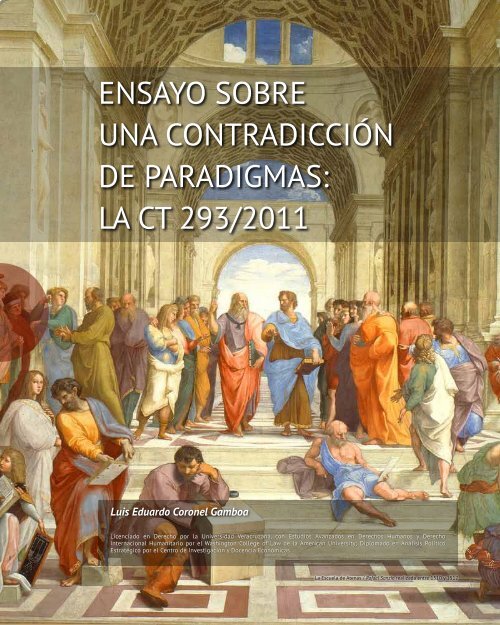 ENSAYO SOBRE UNA CONTRADICCIÓN DE PARADIGMAS LA CT 293/2011