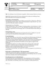 Kvalitetsplan Olweus Standard FÃ¤rsingaskolan ... - SjÃ¶bo kommun