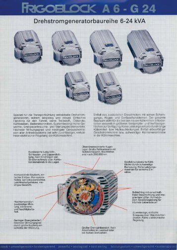 Generatoren Titel.eps - FRIGOBLOCK