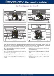 Alternator Drive - FRIGOBLOCK