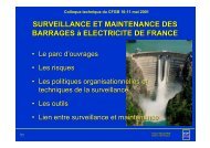 BARRAGES à ELECTRICITE DE FRANCE