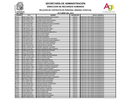 SECRETARÍA DE ADMINISTRACIÓN