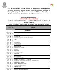 XV.- Las concesiones, licencias, permisos o autorizaciones ...