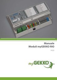 Manuale Moduli myGEKKO RIO