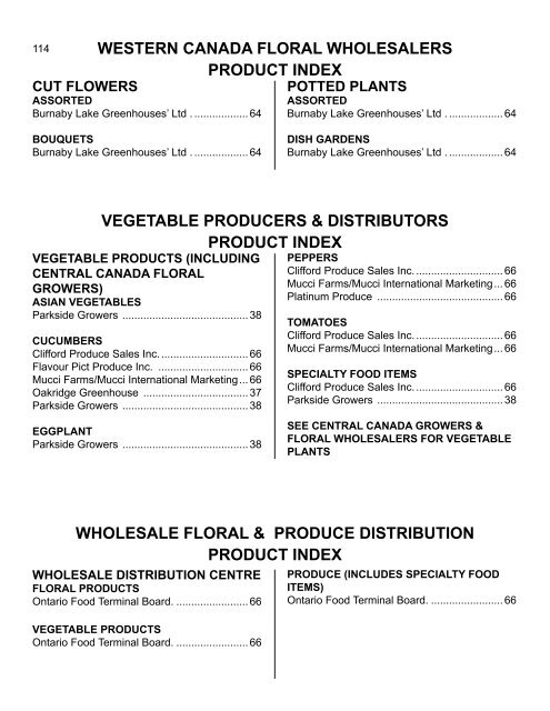 2012 Canadian Greenhouse Growers' Directory - Flowers Canada ...